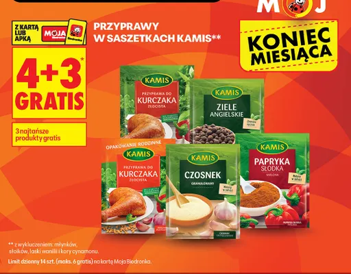 Papryka słodka mielona Kamis promocja w Biedronka