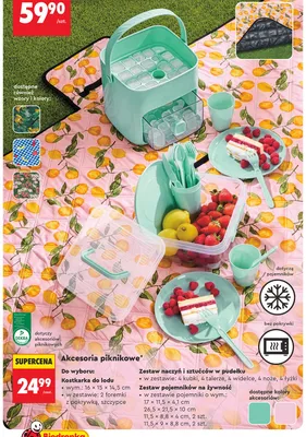 Zestaw pojemników na żywność Smukee promocja w Biedronka