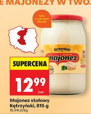 Majonez stołowy promocja w Biedronka