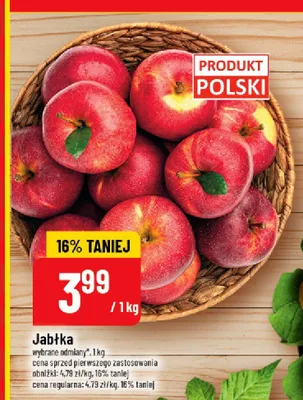 Jabłka polskie promocja w POLOmarket