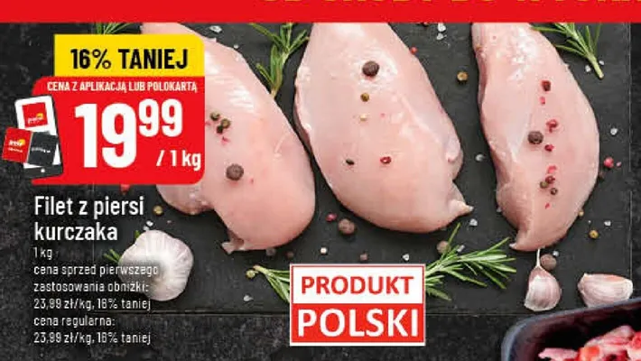 Filet z piersi kurczaka promocja w POLOmarket