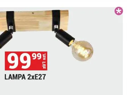 Lampa 2xE27 promocja w Merkury Market