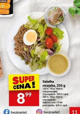 Sałatka nicejska promocja w Twój Market