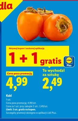 Kaki promocja w Lidl