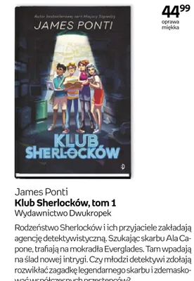 Książka Klub Sherlocków Tom 1 promocja w Empik
