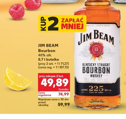 Bourbon Jim Beam promocja w Kaufland