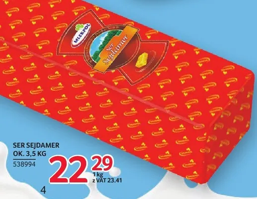 Ser Sejdamer ok. 3.5kg promocja w Selgros