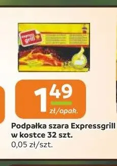 Podpałka szara Expressgrill w kostce promocja w Gama
