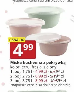 Miska kuchenna z pokrywką 1,75 l promocja w Prymus AGD