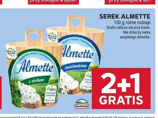 Serek puszysty Almette promocja w Stokrotka
