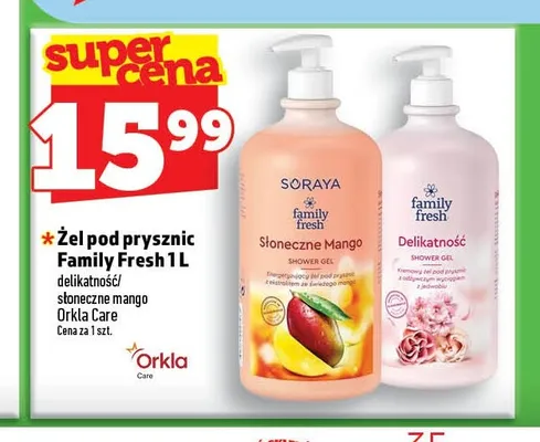 Żel pod prysznic Family Fresh Delikatność promocja w TOPAZ
