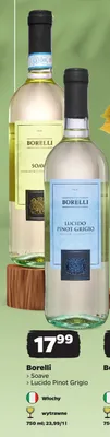 Wino białe Borelli Soave promocja w Netto