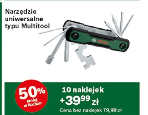Narzędzie uniwersalne typu Multitool promocja w Auchan