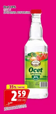 Ocet 10% spirytusowy Spiżarnia Dworska promocja w Prim Market