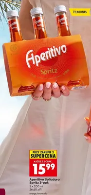Aperitivo Bolladoro Spritz limoncello 3-pak 200ml promocja w Biedronka