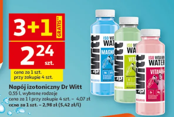 Napój izotoniczny Dr Witt promocja w Auchan