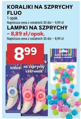 Koraliki na szprychy fluo promocja w Stokrotka
