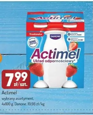 Napój jogurtowy Actimel Danone promocja w Avita