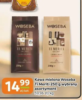 Kawa mielona Woseba Ti Meriti Crema & Prime promocja w Gama
