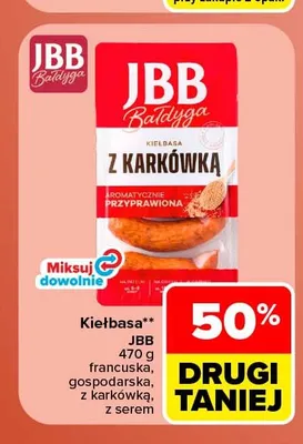 Kiełbasa francuska promocja w Carrefour