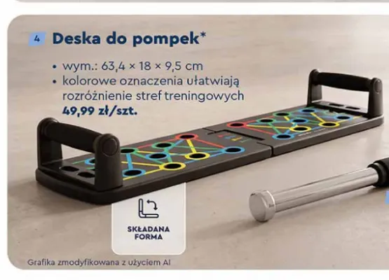 Deska do pompek Spokey promocja w Biedronka