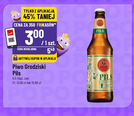 Piwo Grodziski Pils promocja w POLOmarket