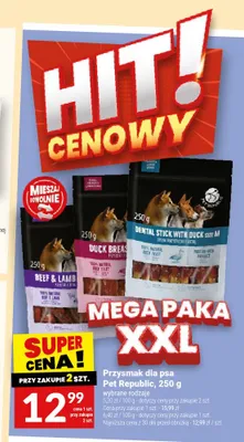 Przysmak dla psa Pet Republic Dental Stick with Duck promocja w Twój Market