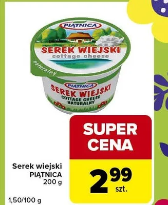Serek wiejski promocja w Carrefour Express
