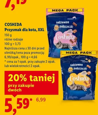 Przysmak dla kota XXL promocja w Lidl