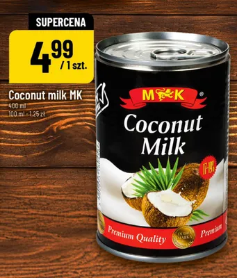 Mleczko kokosowe Coconut milk MK promocja w POLOmarket