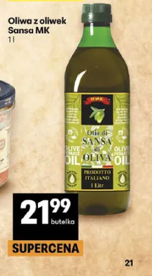 Oliwa z oliwek Sansa MK promocja w Delikatesy Centrum