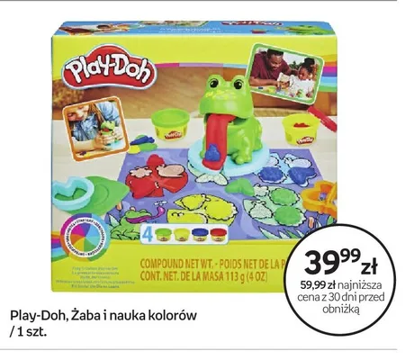Zabawka Play-Doh Żaba i nauka kolorów promocja w Empik