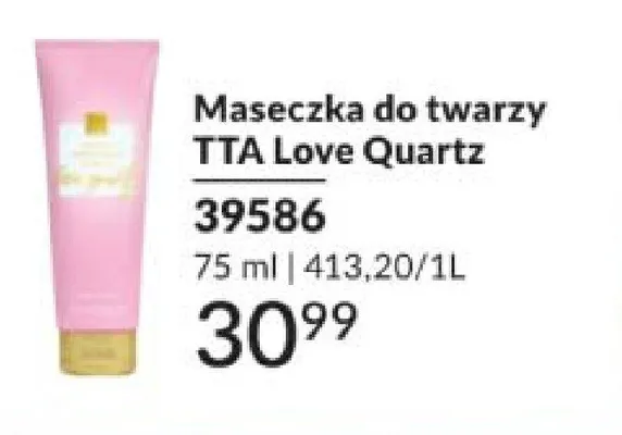 Maseczka do twarzy TTA Love Quartz promocja w AVON