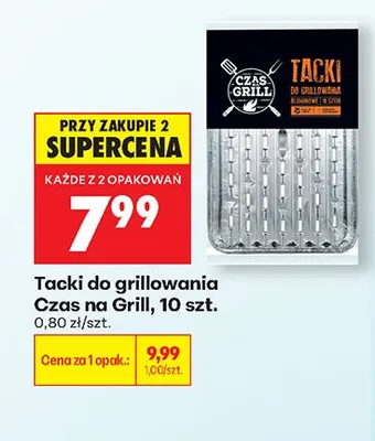 Tacki do grillowania Czas na Grill promocja w Biedronka