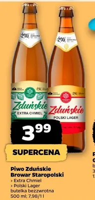 Piwo Zduńskie Polski Lager promocja w Netto
