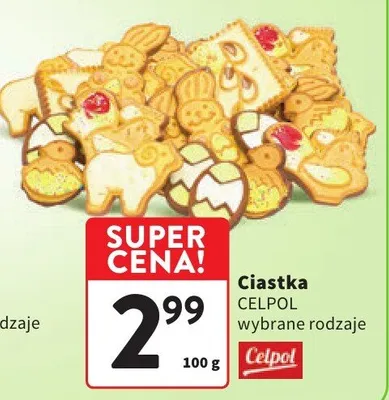 Ciastka wybrane rodzaje promocja w Intermarche