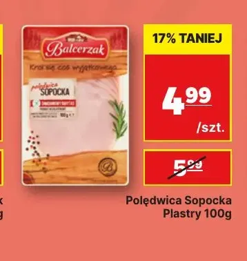 Polędwica sopocka plastry Balcerzak promocja w API Market