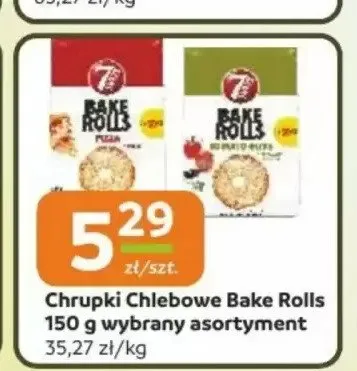Chrupki Chlebowe Bake Rolls 150g promocja w Gama