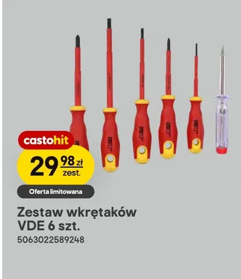 Zestaw wkrętaków Vde 6 szt. Forge Steel promocja w Castorama