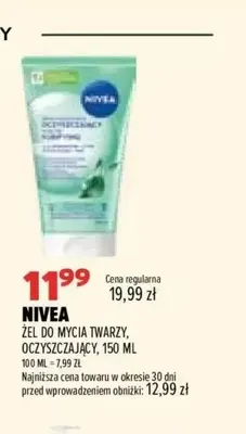 Żel do mycia twarzy oczyszczający Nivea promocja w Drogerie Natura