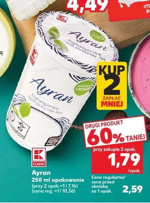 Ayran K-CLASSIC promocja w Kaufland