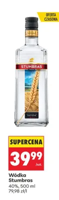 Wódka Stumbras 500 ml promocja w Biedronka