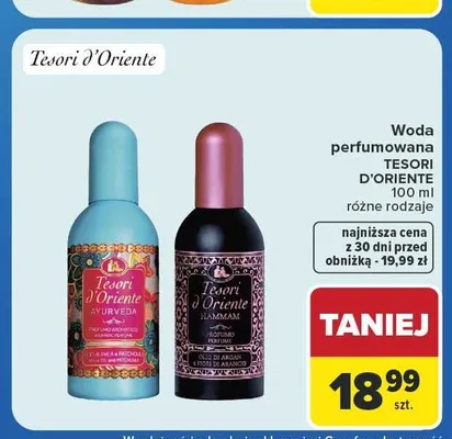 Woda perfumowana Tesori d'Oriente Hammam promocja w Carrefour