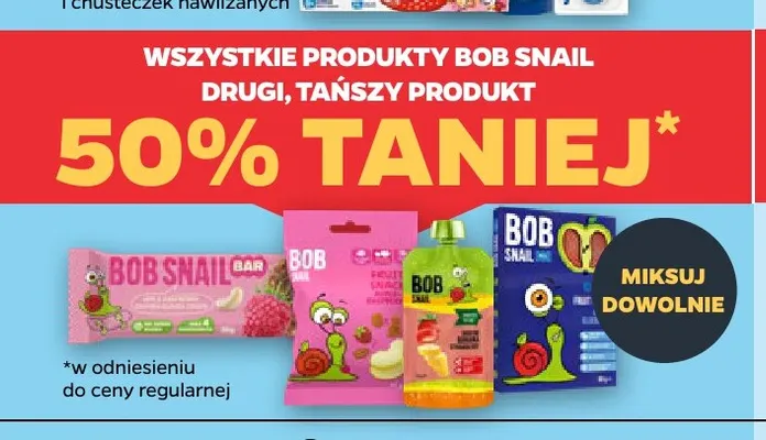 Produkty Bob Snail promocja w Netto