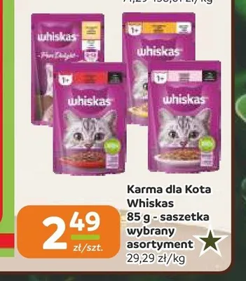 Karma dla kota Whiskas saszetka promocja w Społem Częstochowa