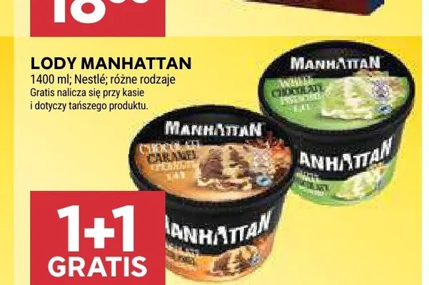 Lody Manhattan promocja w Stokrotka