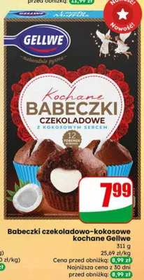 Babeczki czekoladowo-kokosowe kochane promocja w Dino