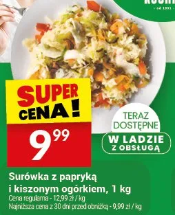 Surówka z papryką i kiszonym ogórkiem promocja w Twój Market
