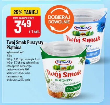 Twój Smak Puszysty Piątnica promocja w POLOmarket