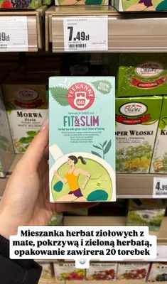 Herbata ziołowa Fit & Slim promocja w Intermarche